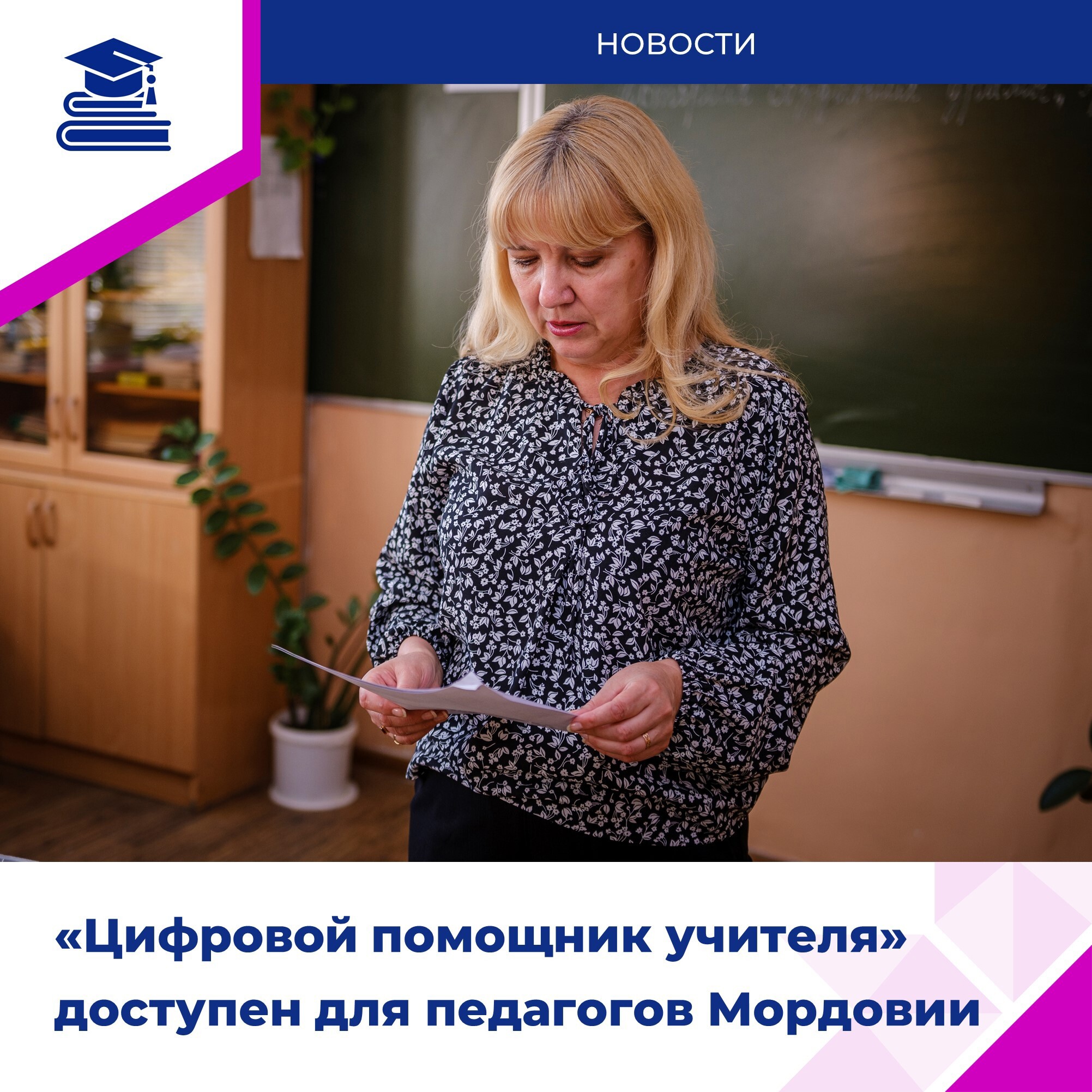 Учителя Мордовии могут воспользоваться цифровым помощником.