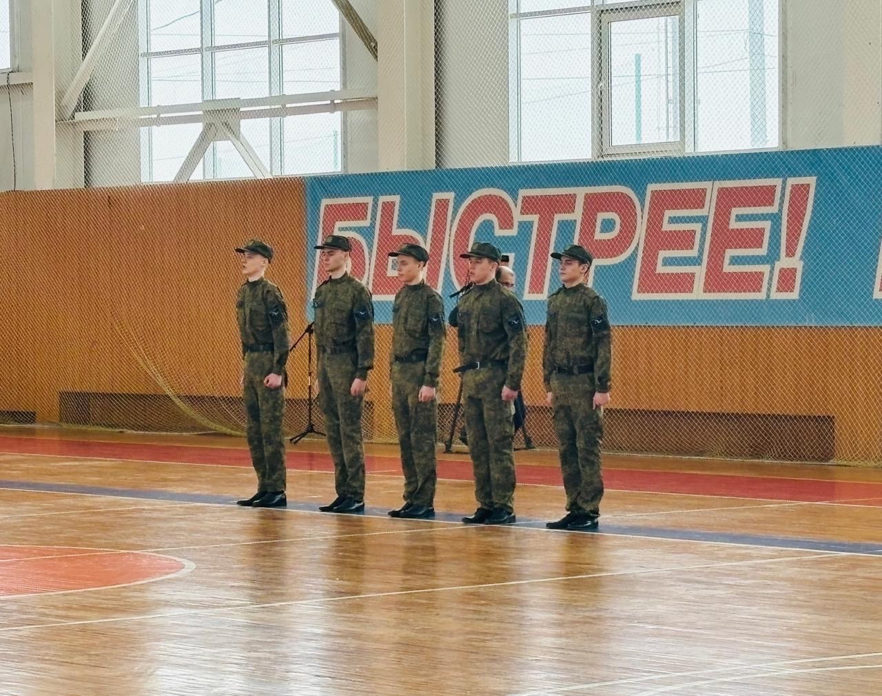 Юноши школы приняли участие в Спартакиаде допризывной молодежи Рузаевского муниципального района «Защитник Отечества»..