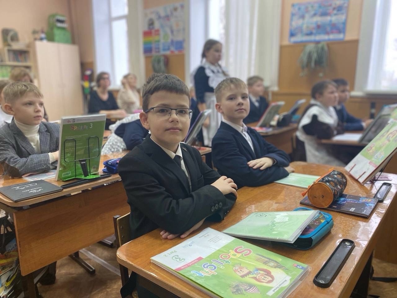 29 января  открытый урок прошел в 3 «Б» классе на тему «Конструкция Have Got/Has Got»..