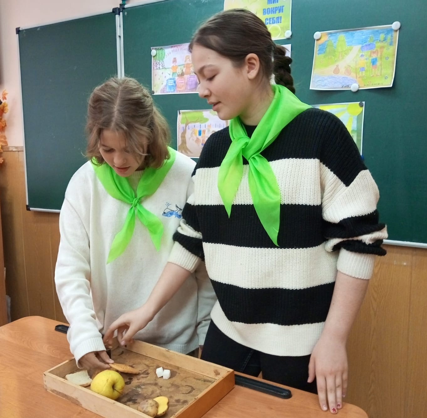 Активисты акции &amp;quot;Традиции здорового питания&amp;quot; в рамках движения &amp;quot;Сделаем вместе&amp;quot; провели 27 апреля в 4 классе занятие &amp;quot;Крахмал: за или против&amp;quot;..