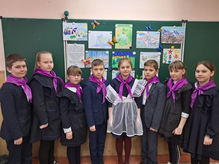 В 4 классе прошло очередное занятие трека Орленок-Эколог..